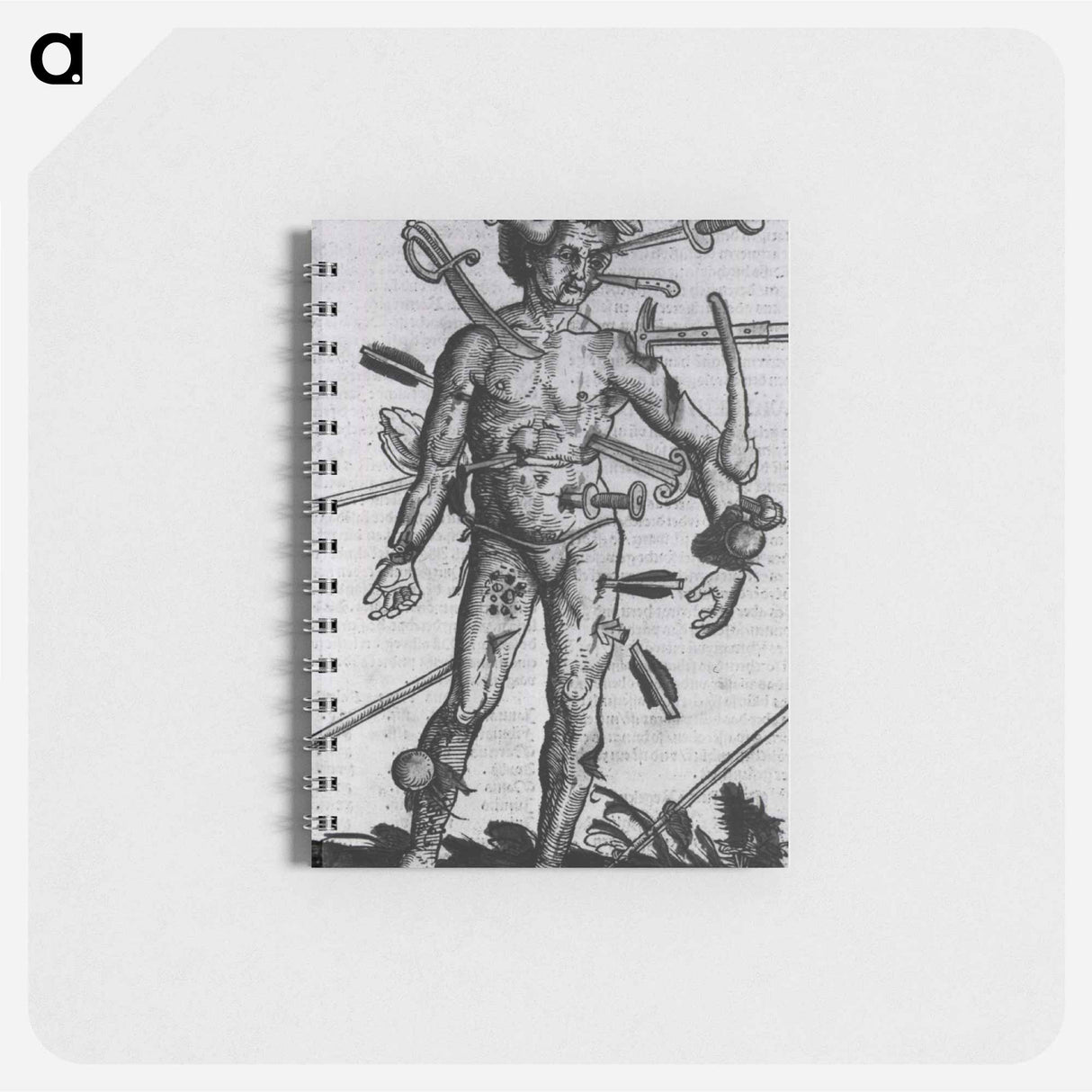 アートメモ帳-Wound Man
- 国立医学図書館 Memo.