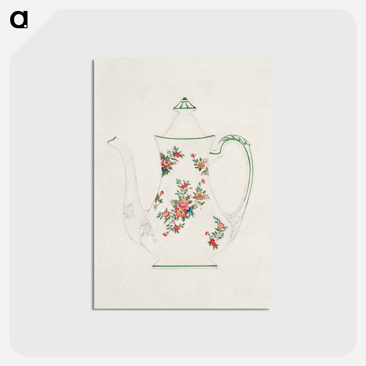 アートポストカード-Teapot Design
- ノリタケ工場 Postcard.