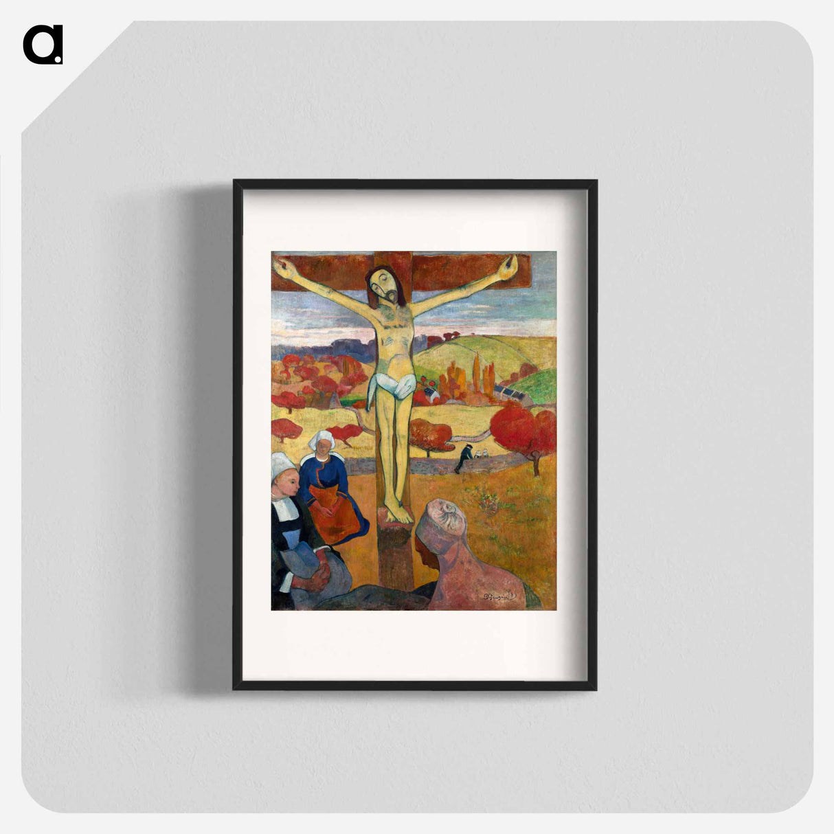 The Yellow Christ - Paul Gauguin Poster.