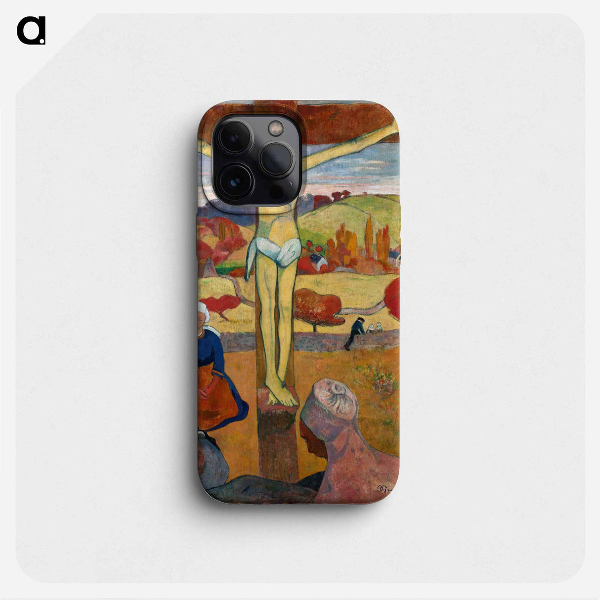 The Yellow Christ - Paul Gauguin Phone Case.