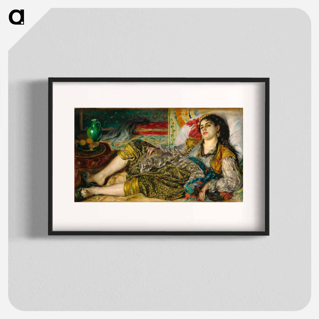 Odalisque - Pierre Auguste Renoir Poster.