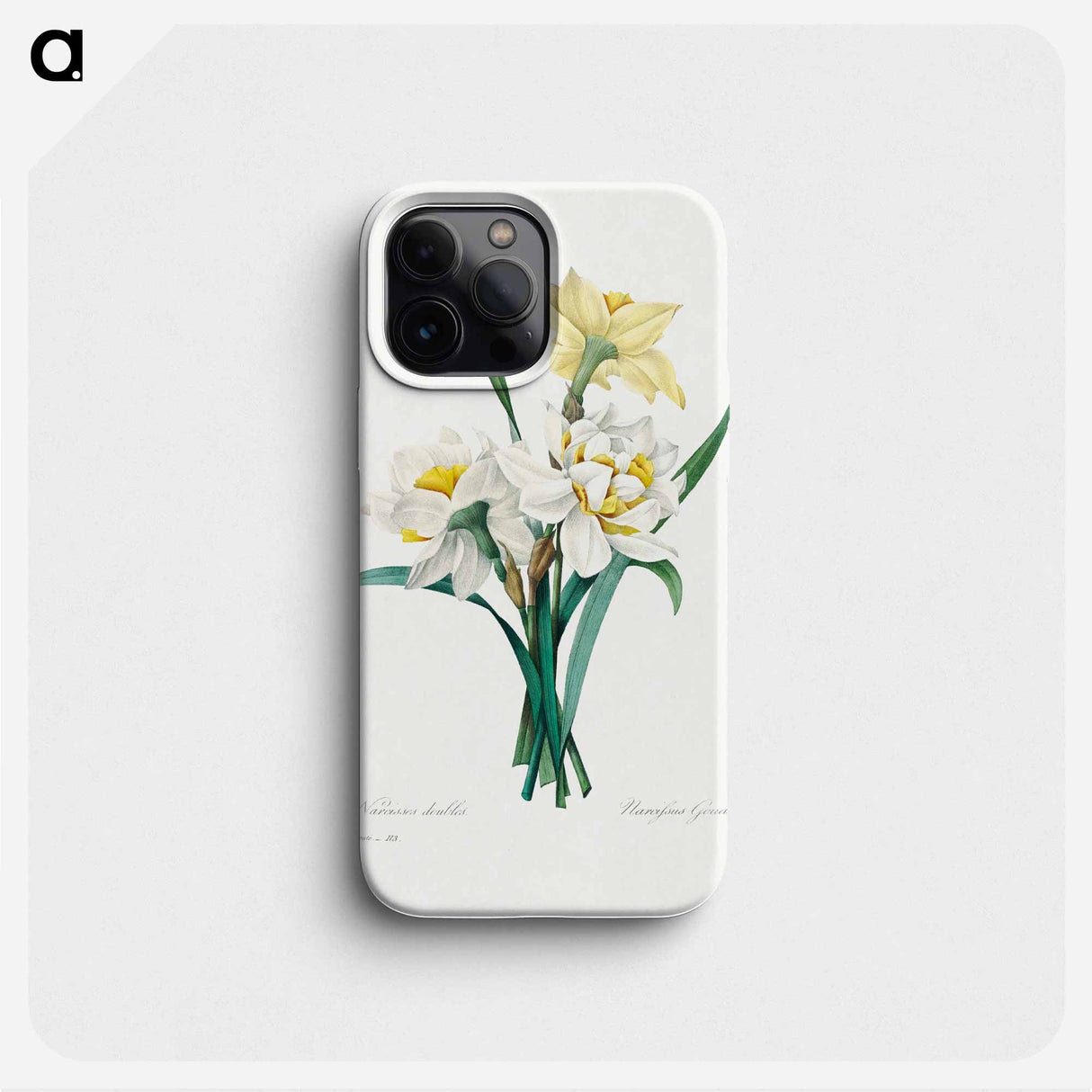Double Daffodil - Pierre Joseph Redouté Phone Case.