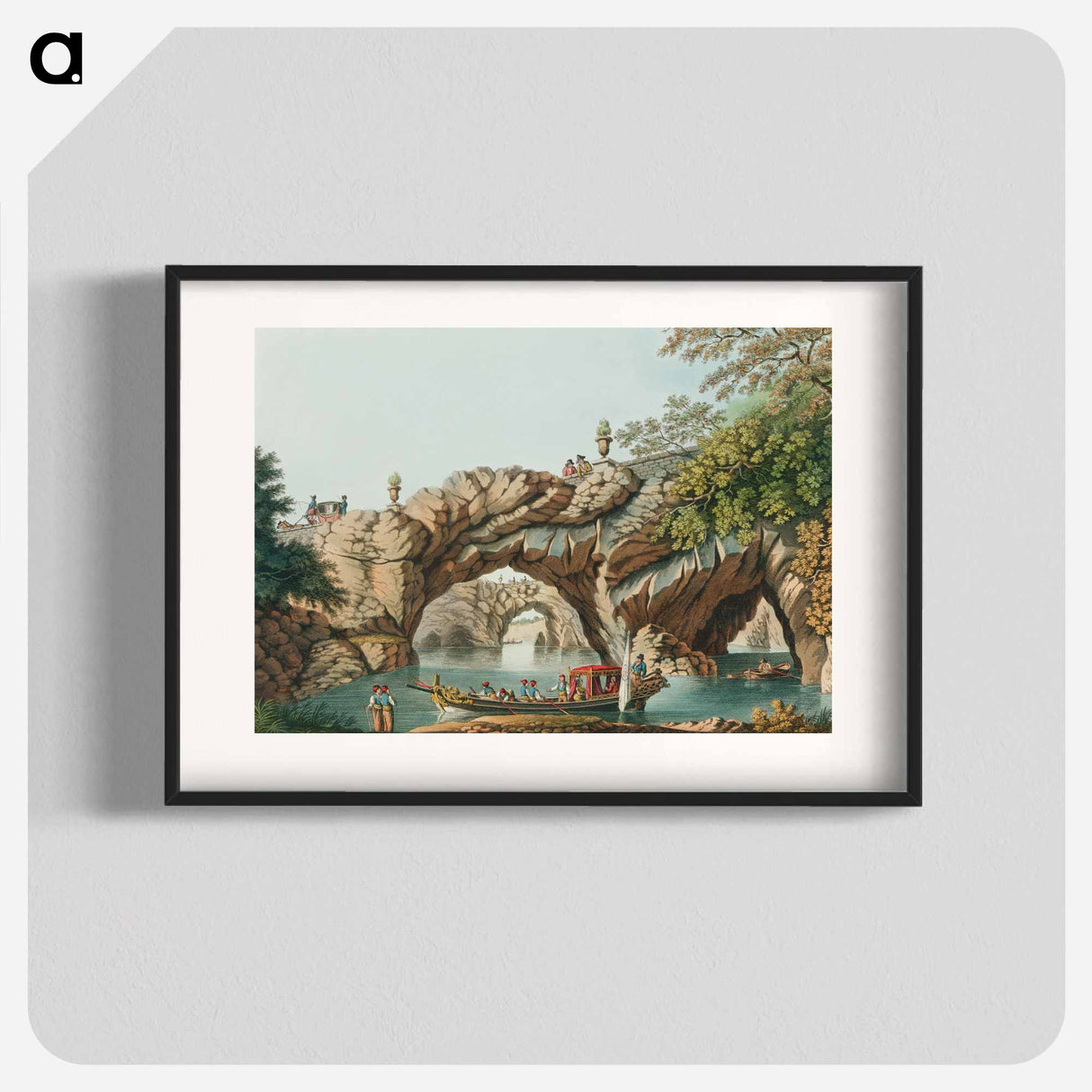 View at Villa Scabrosa - View of the Ottoman Empire Poster.