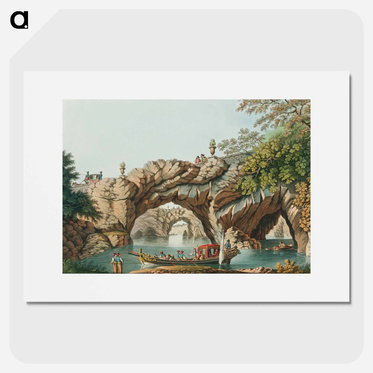 View at Villa Scabrosa - View of the Ottoman Empire Poster.