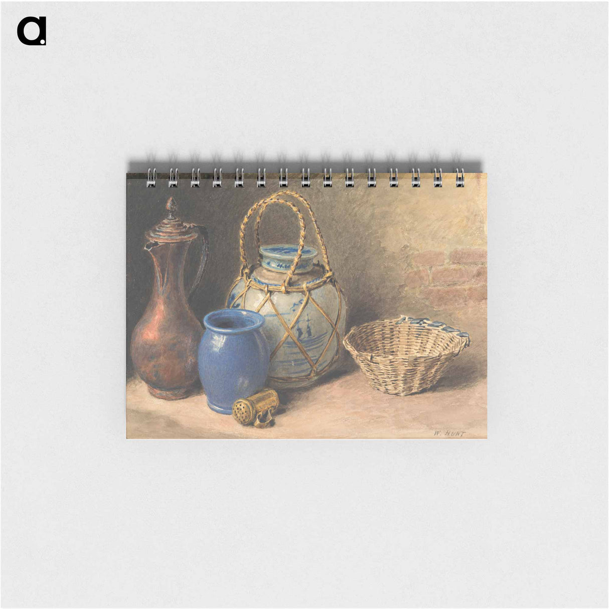 アートメモ帳-Still Life with a Ginger Jar - ウィリアム ヘンリー ハント Memo.