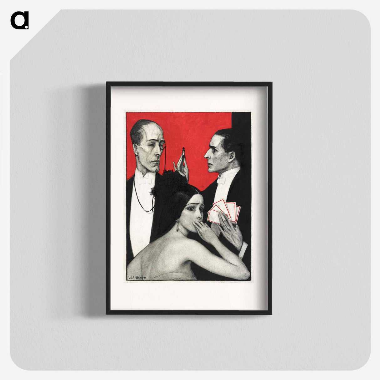 See, Jack, he said, his manner is wild and delirious - Wladyslaw Theodor Benda Poster.