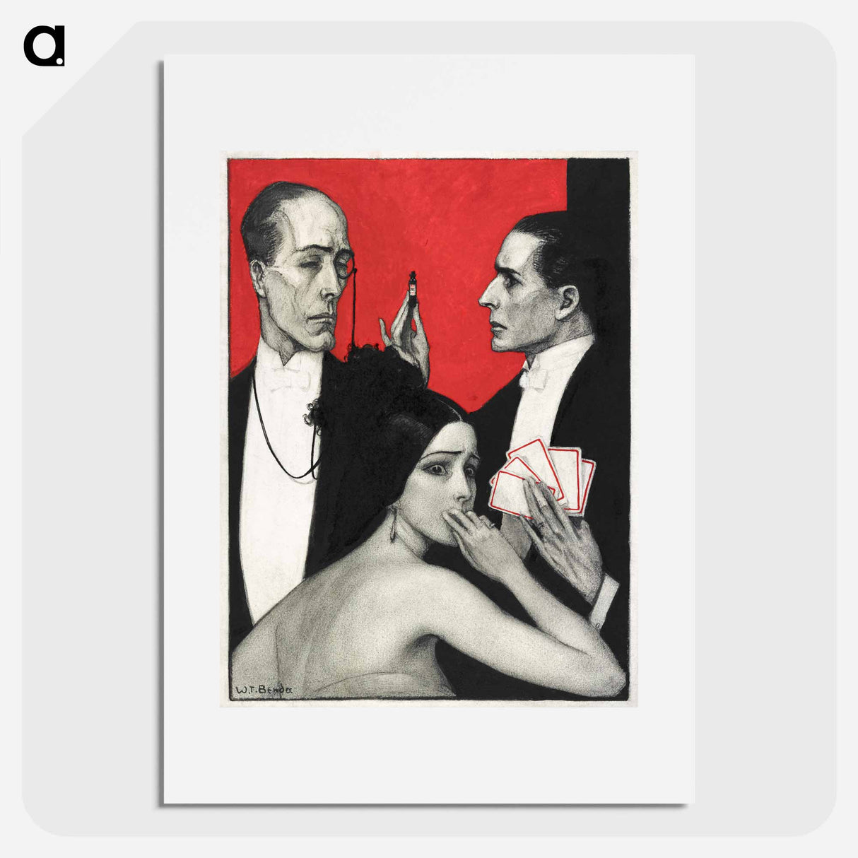 See, Jack, he said, his manner is wild and delirious - Wladyslaw Theodor Benda Poster.