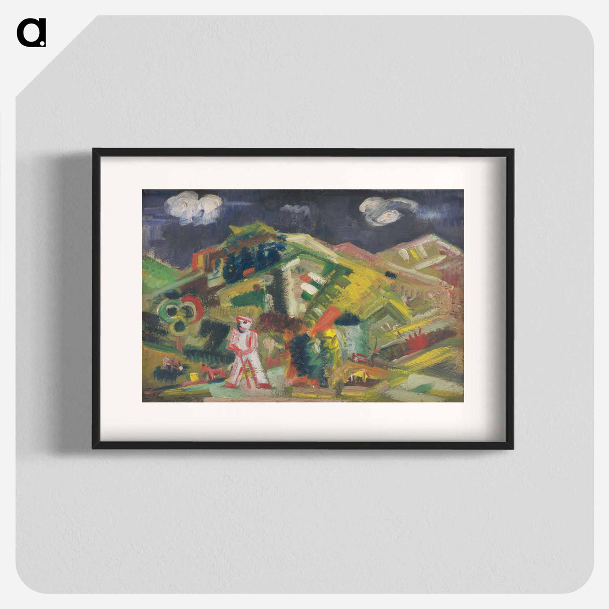 In the pasture - アーノルド ピーター ワイズ クビンチャン Poster.