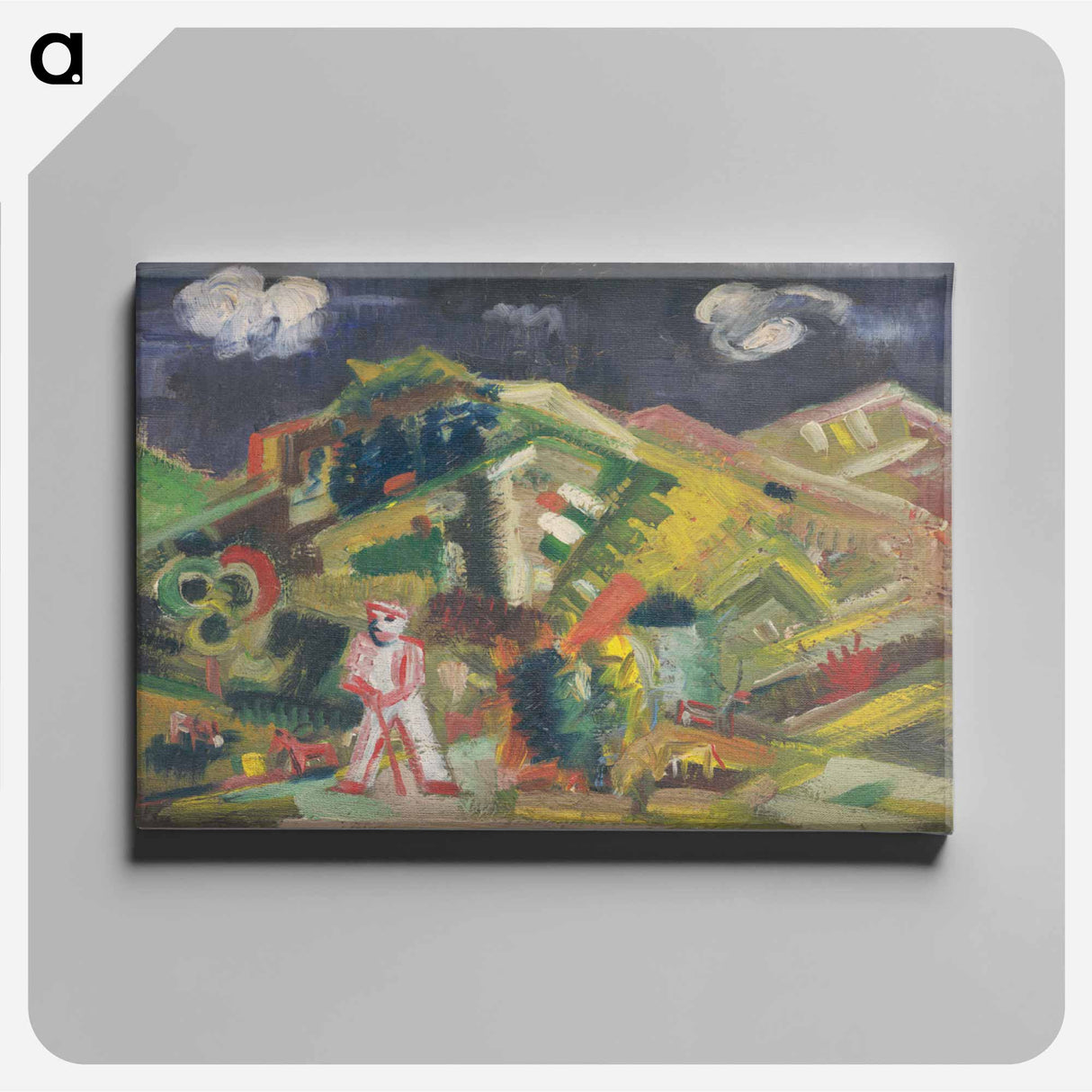 In the pasture - アーノルド ピーター ワイズ クビンチャン Canvas.