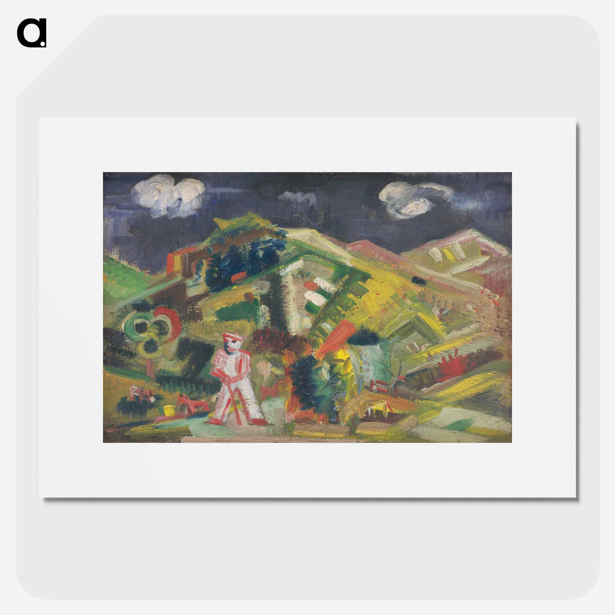 In the pasture - アーノルド ピーター ワイズ クビンチャン Poster.