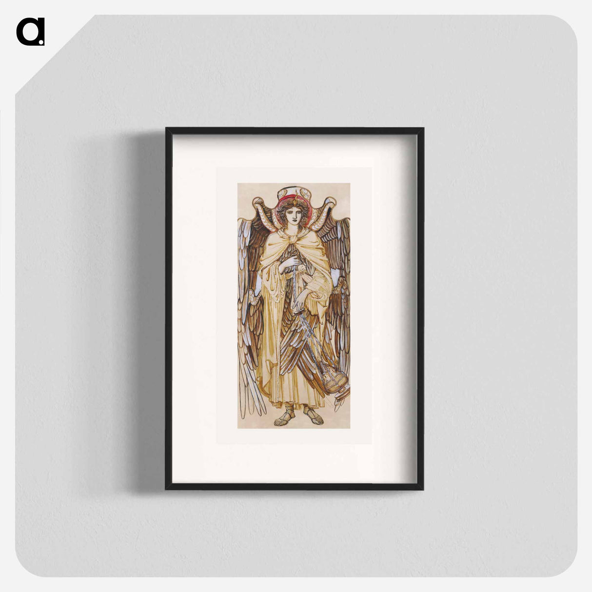 The Angels of the Hierarchy - Seraphim - エドワード バーン ジョーンズ Poster.