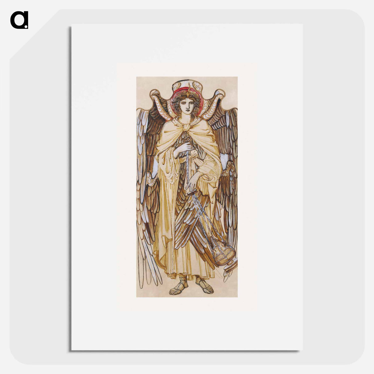 The Angels of the Hierarchy - Seraphim - エドワード バーン ジョーンズ Poster.