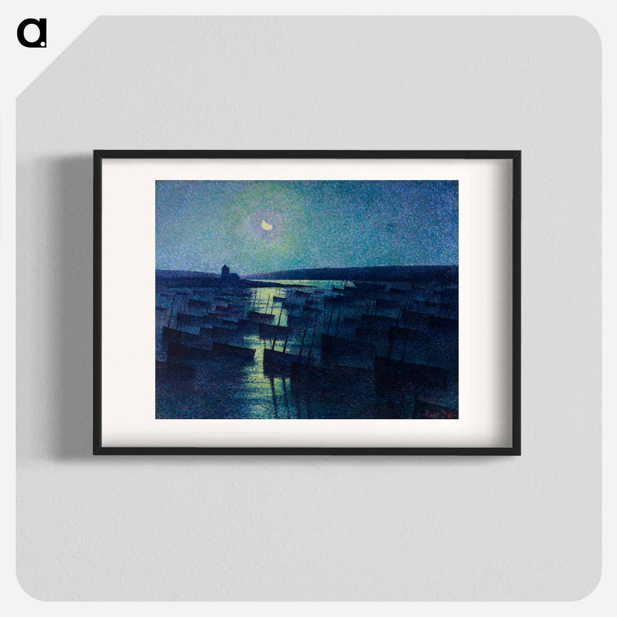 アートポスター-Camaret, Moonlight and Fishing Boats
- セントルイス美術館 Poster.