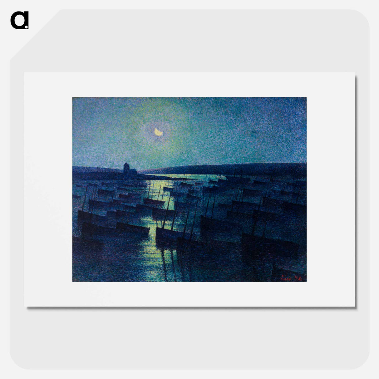 アートポスター-Camaret, Moonlight and Fishing Boats
- セントルイス美術館 Poster.
