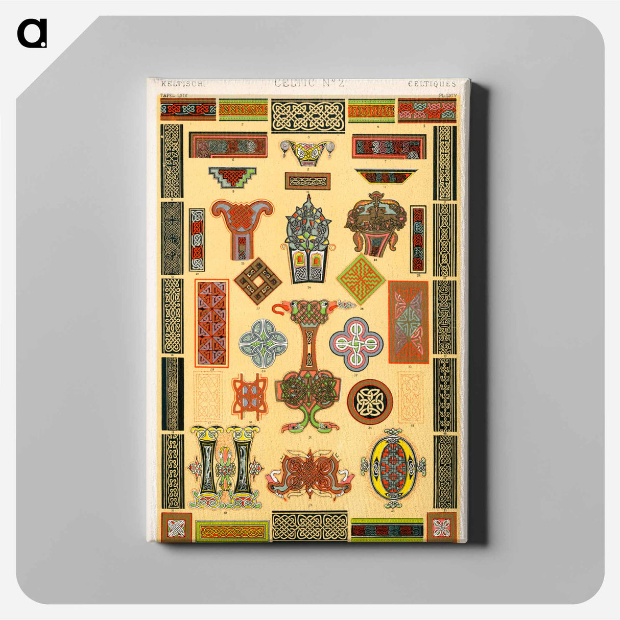 アートパネル-Grammar of Ornament Illustration
- 装飾の文法 Canvas.