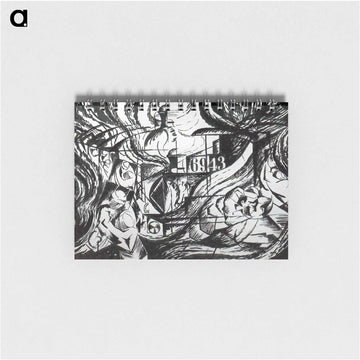 Drawing After 'States of Mind: The Farewells' - ウンベルト ボッチョーニ  Memo.