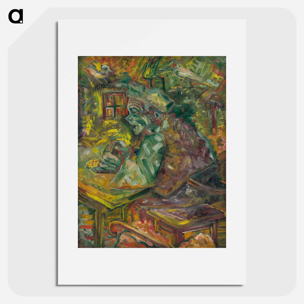 At the table - アーノルド ピーター ワイズ クビンチャン Poster.