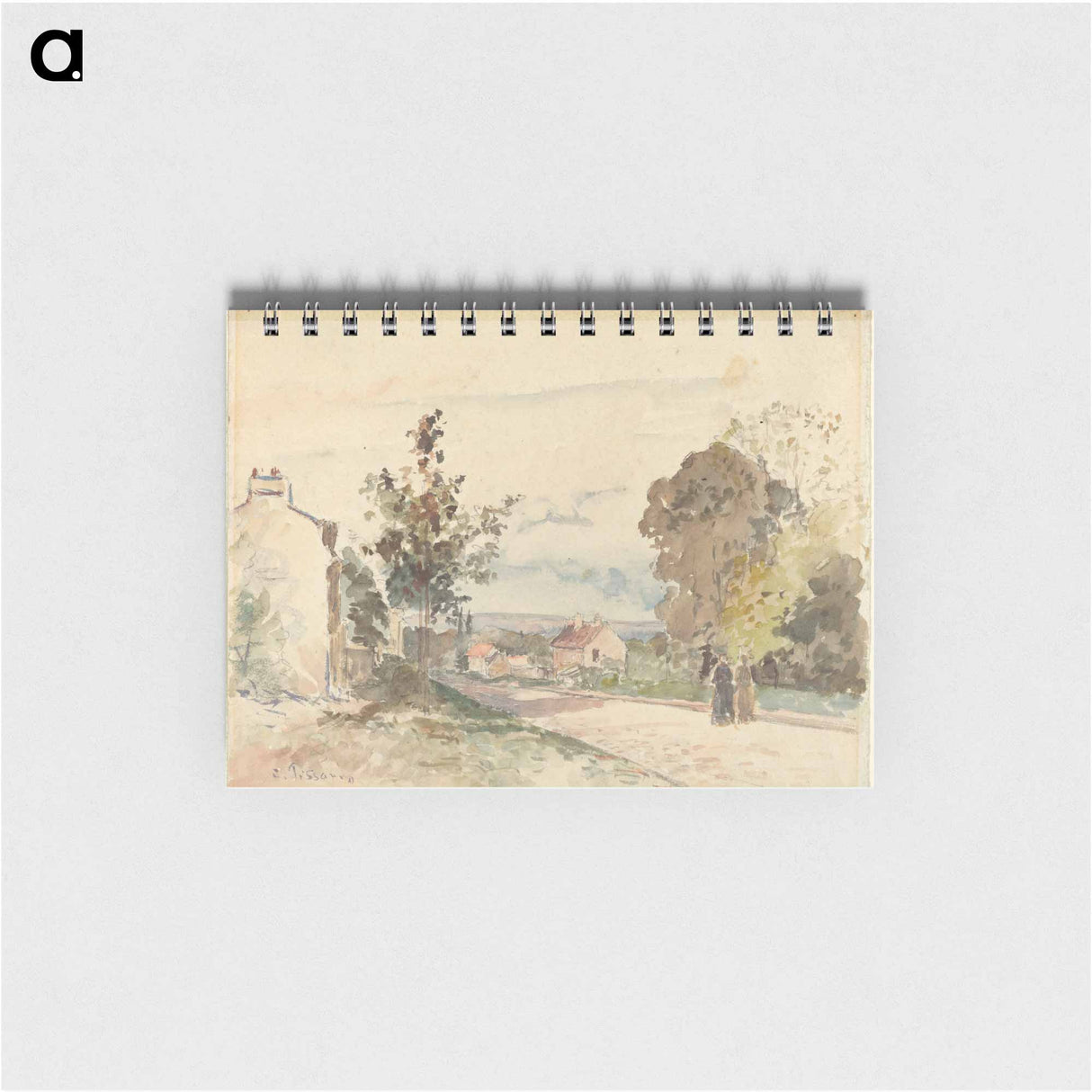 The Road from Versailles to Louveciennes - カミーユ ピサロ Memo.