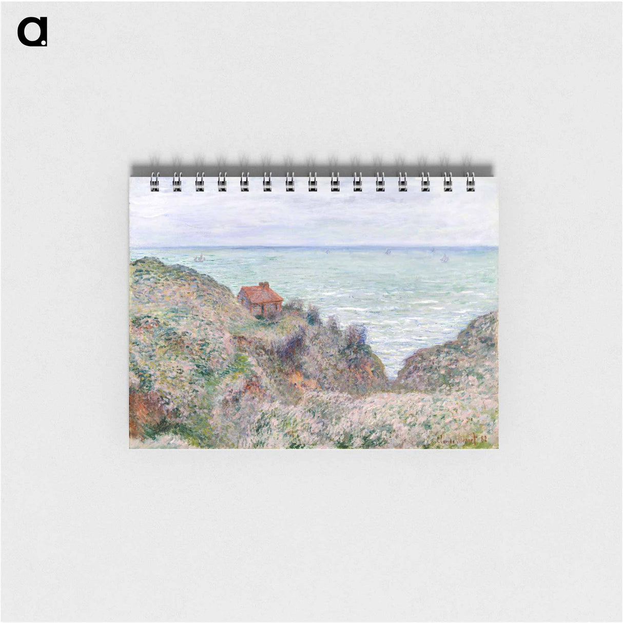 アートメモ帳-Cabin of the Customs Watch - クロード モネ Memo.