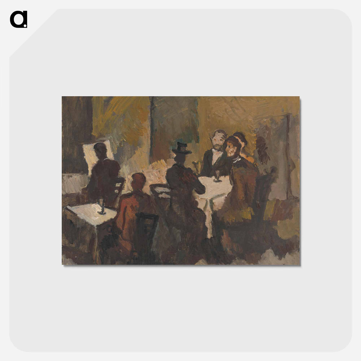 アートポストカード-Company in a Coffee Shop
- シプリアン マジェルニク Postcard.