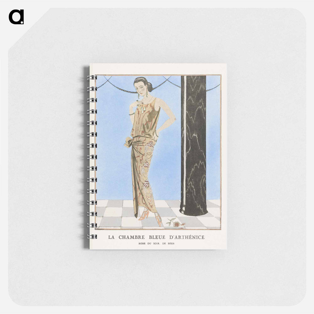 La chambre bleue d'arthénice: Robe du soir, de Beer - ジョルジュ バルビエ Memo.