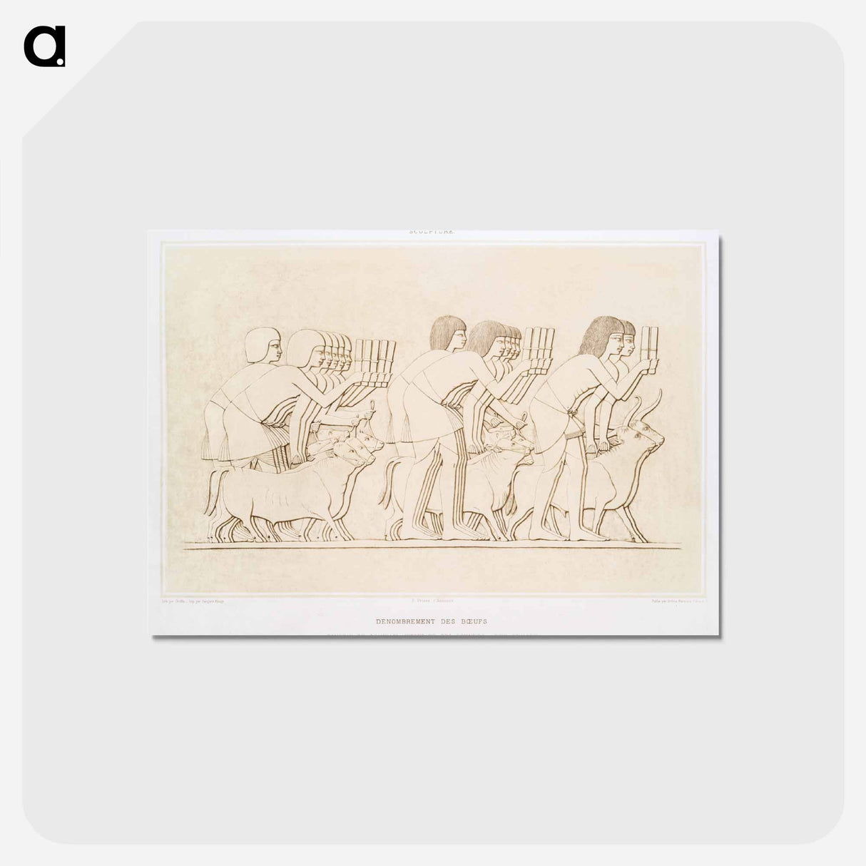 アートポストカード-Cattle Count
- エジプト美術史 Postcard.