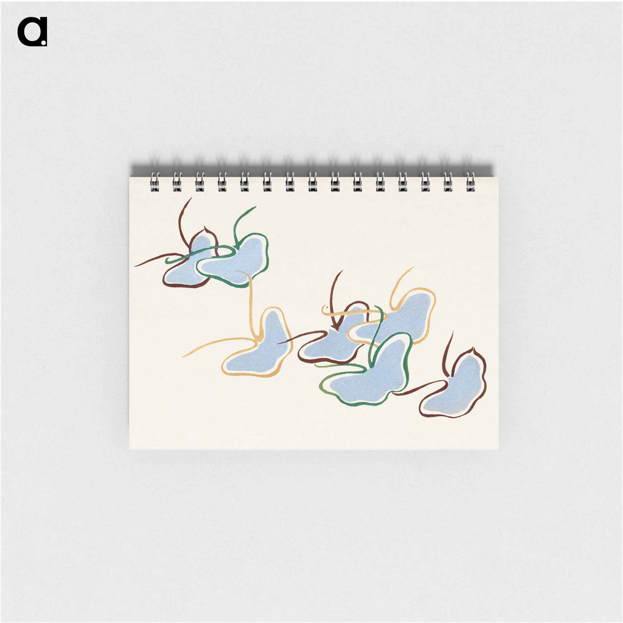 Japanese butterfly - 神坂 雪佳 Memo.