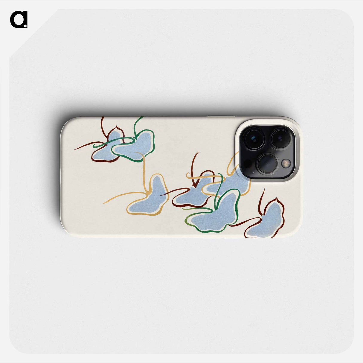 Japanese butterfly - 神坂 雪佳 Phone Case.