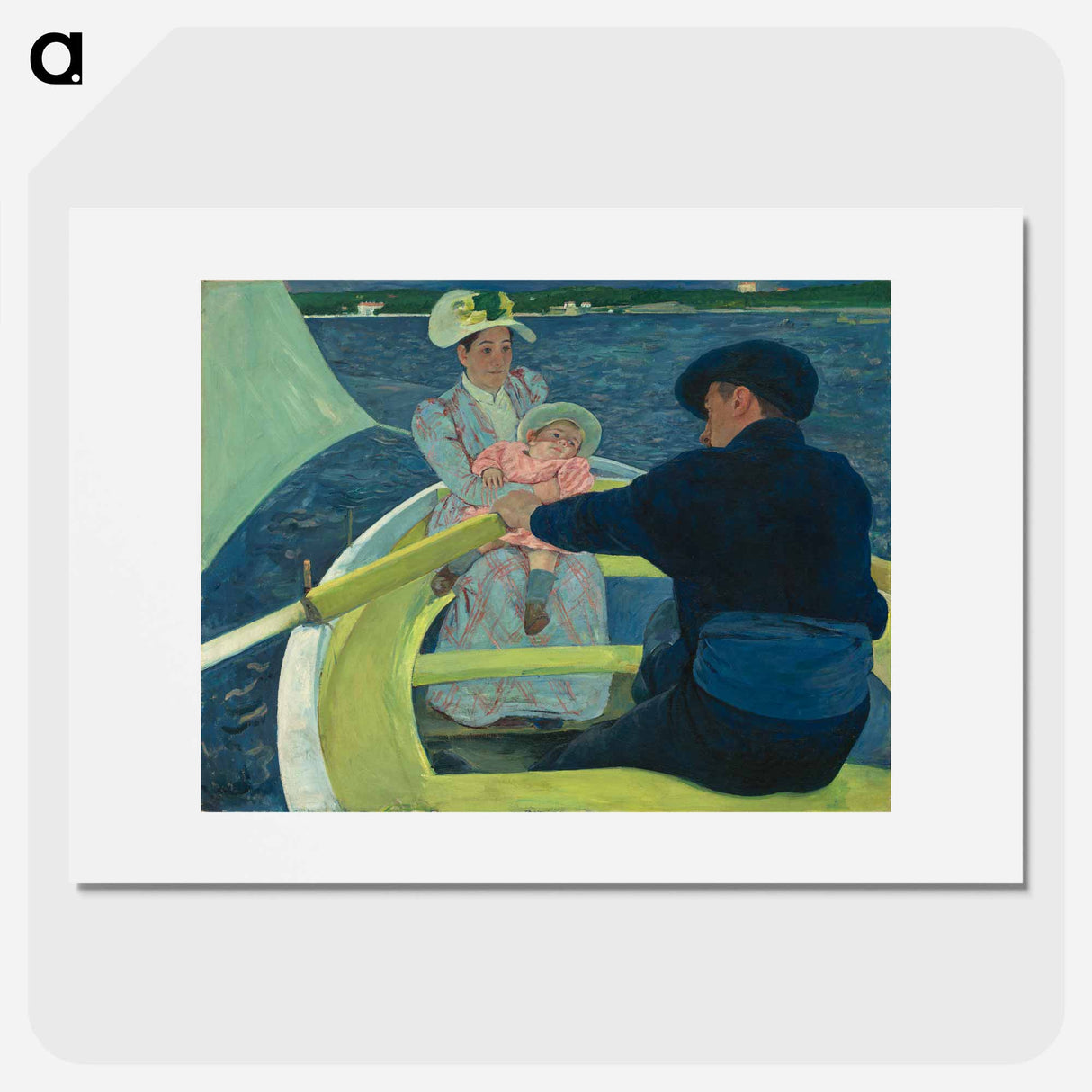 The Boating Party - Mary Cassatt Poster.