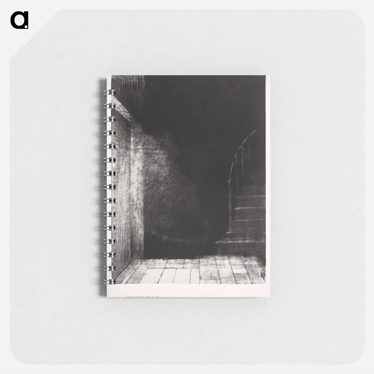 I Saw a Flash of Light. Large and Pale - オディロン ルドン Memo.