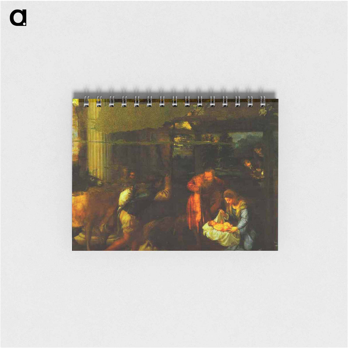 アートメモ帳-Adoration of the Shepherds - ティツィアーノ ヴェチェッリオ Memo.