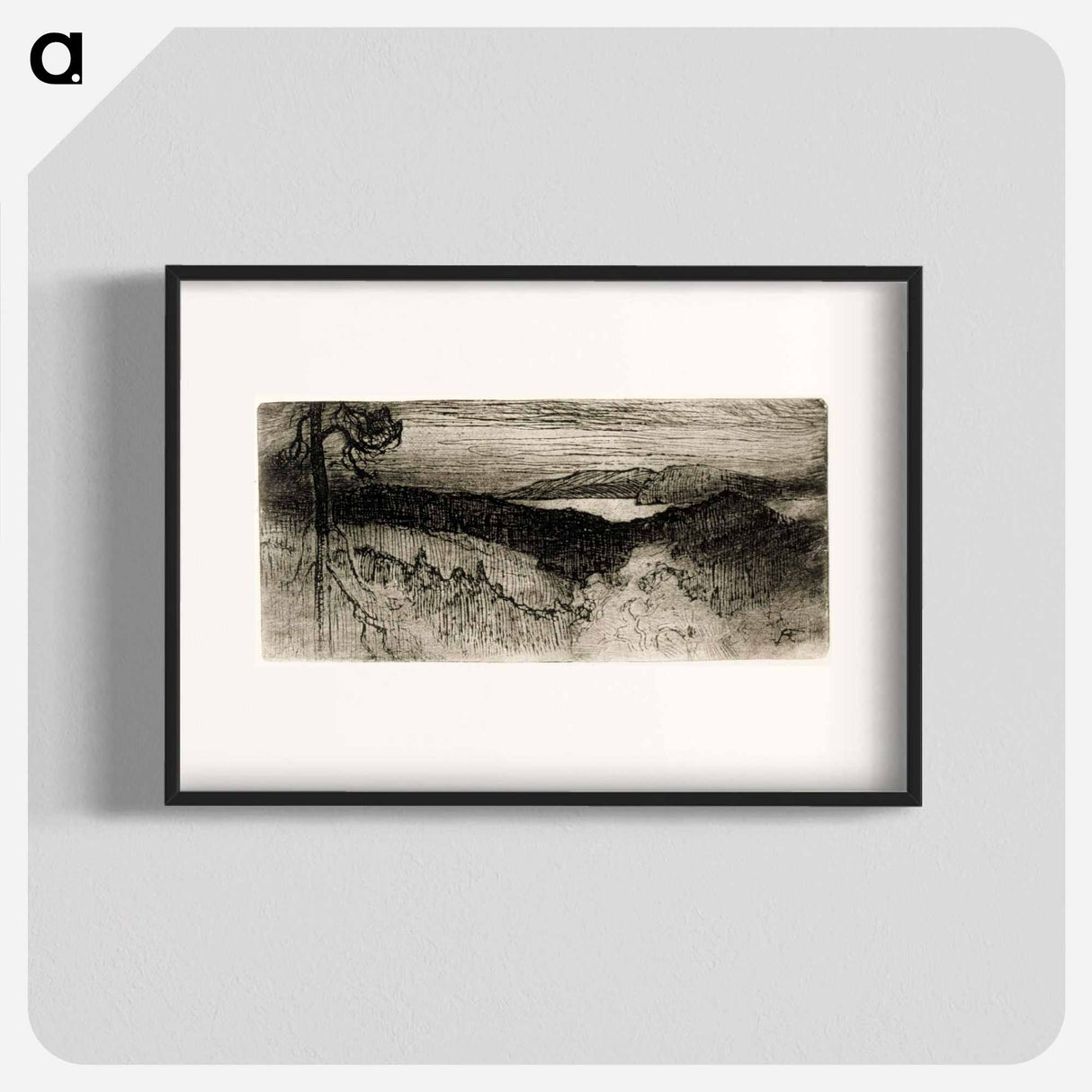 Landscape from tavastia - アルバート エーデルフェルト Poster.