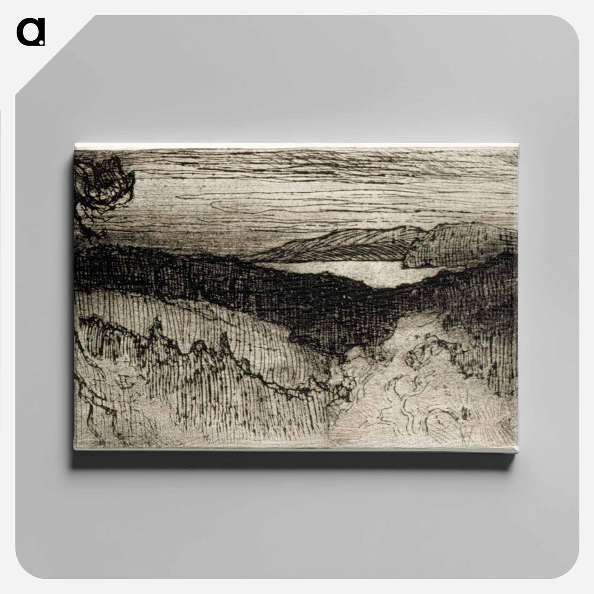 Landscape from tavastia - アルバート エーデルフェルト Canvas.