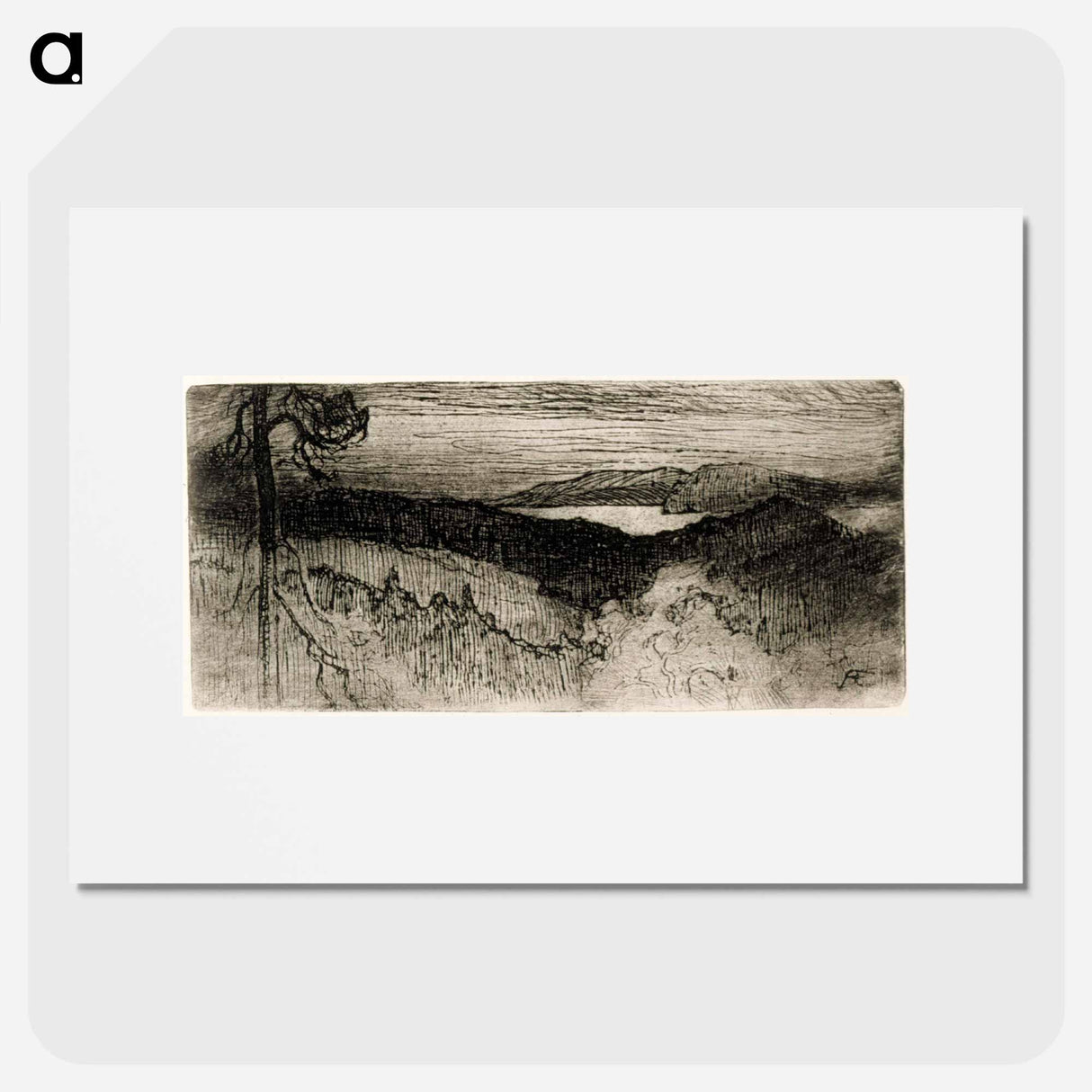 Landscape from tavastia - アルバート エーデルフェルト Poster.