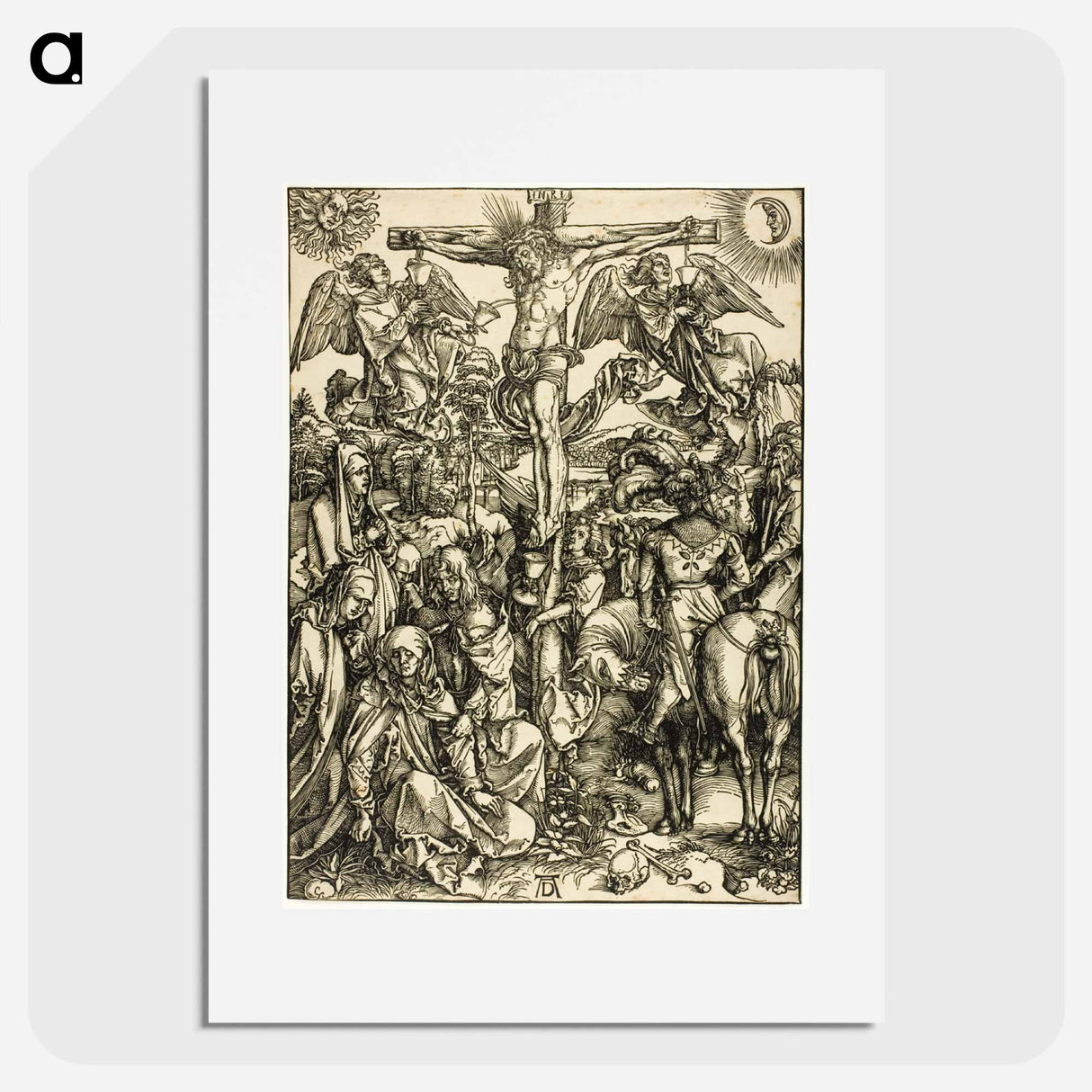 The Crucifixion - アルブレヒト デューラー Poster.