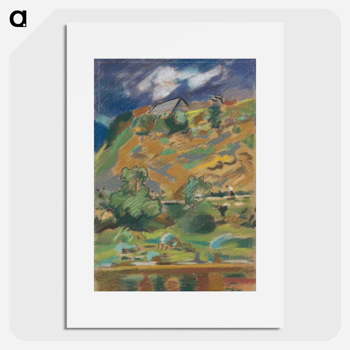 Landscape - アーノルド ピーター ワイズ クビンチャン Poster.