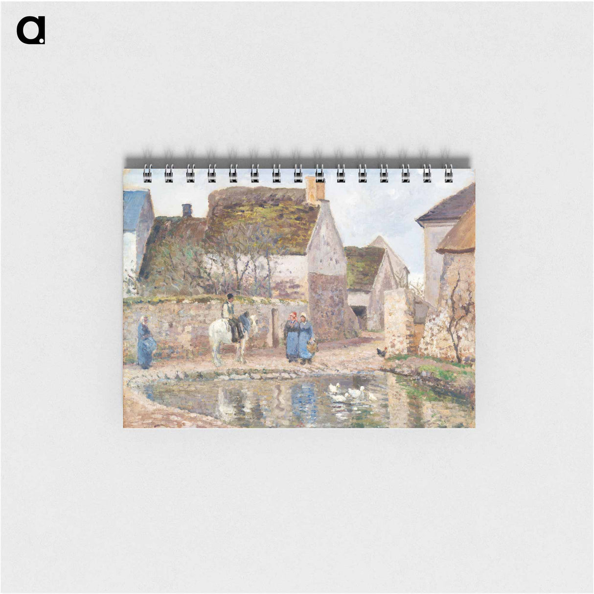 A Pond in Ennery - カミーユ ピサロ Memo.