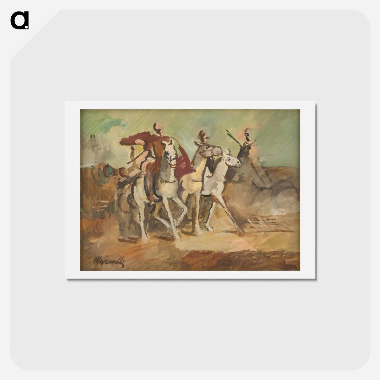 アートポストカード-Horse Riders
- シプリアン マジェルニク Postcard.