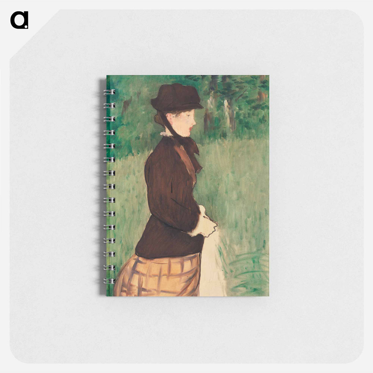 Young Woman in a Garden - エドゥアール マネ Memo.