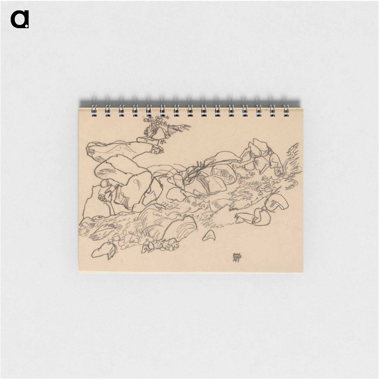 Mountain Stream - エゴン シーレ Memo.