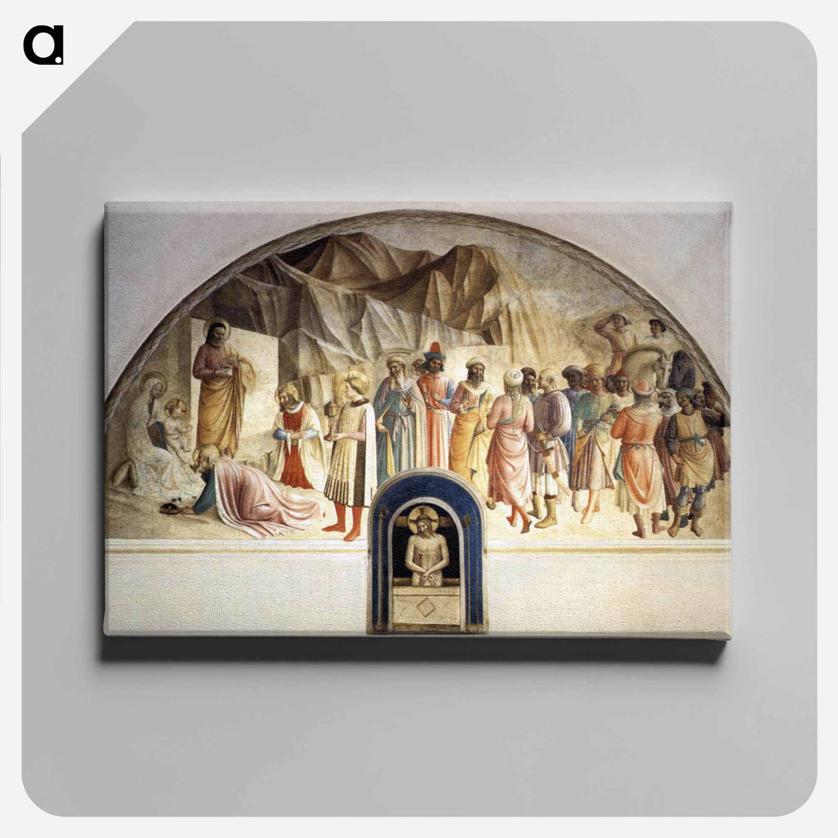 アートパネル-Adoration of the Magi - フラ アンジェリコ Canvas.