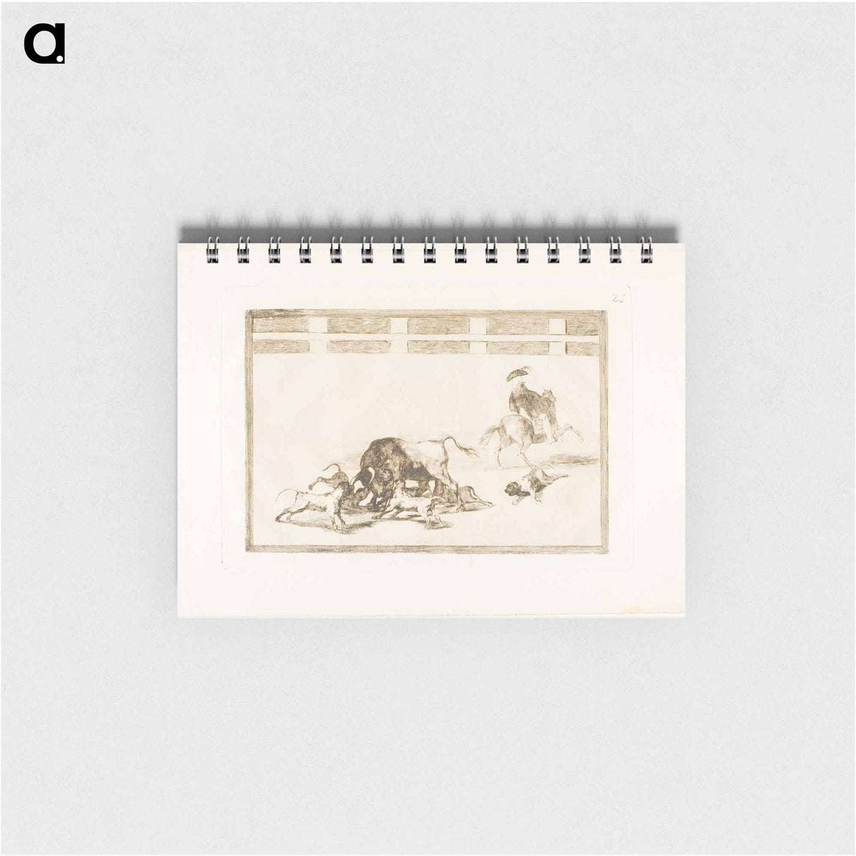 They Loose Dogs on the Bull - フランシスコ デ ゴヤ Memo.