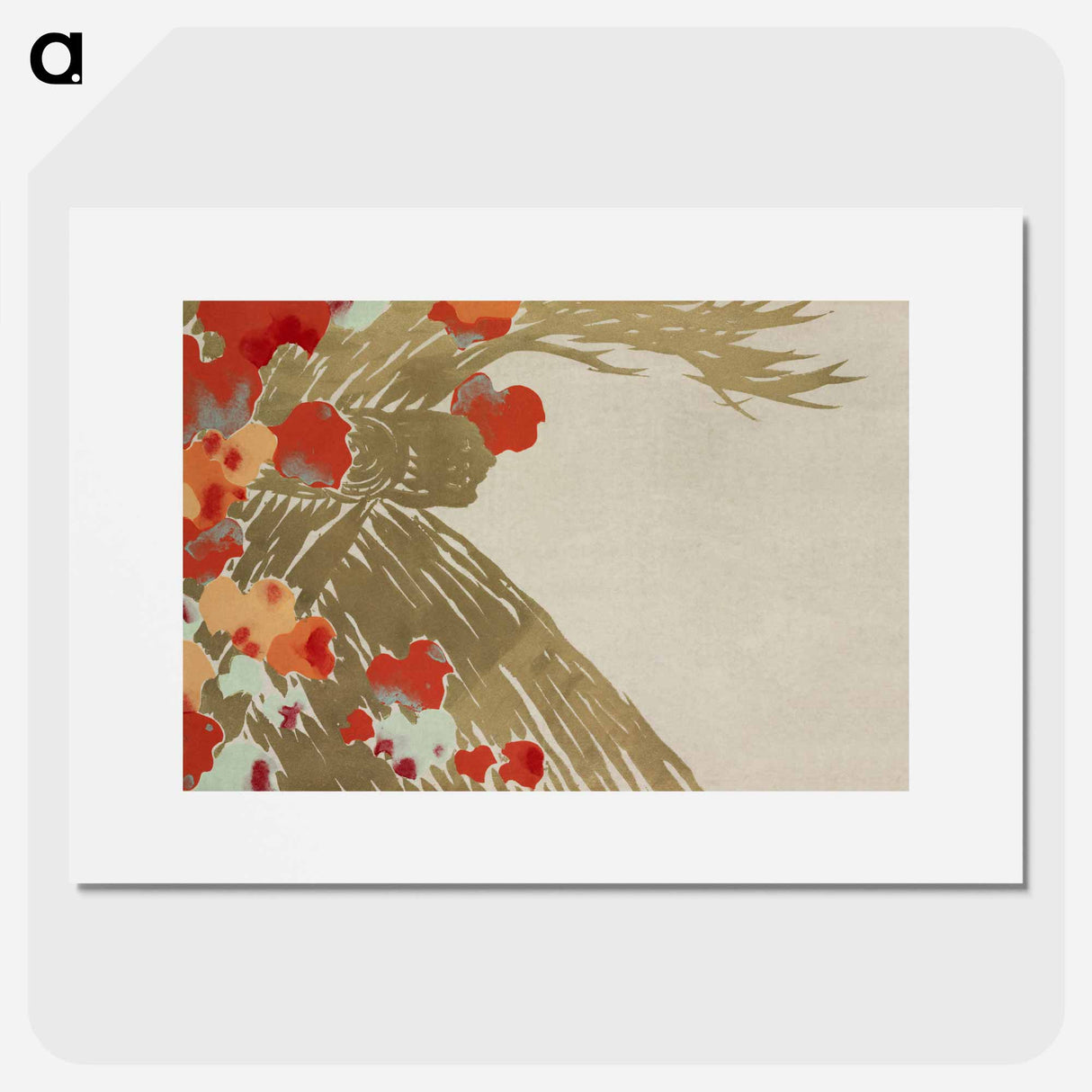 Flowers from Momoyogusa–Flowers of a Hundred Generations - 神坂 雪佳 Poster.