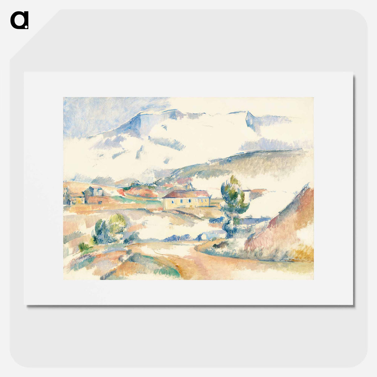 Montagne Sainte-Victoire - Paul Cezanne Poster.