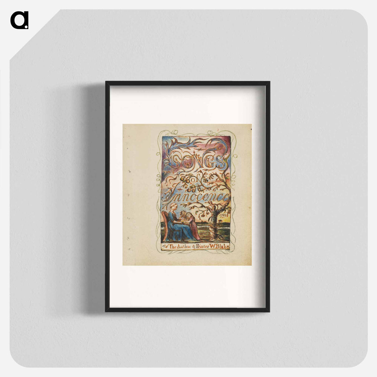 Songs of Innocence: Title Page - William Blake Poster.
