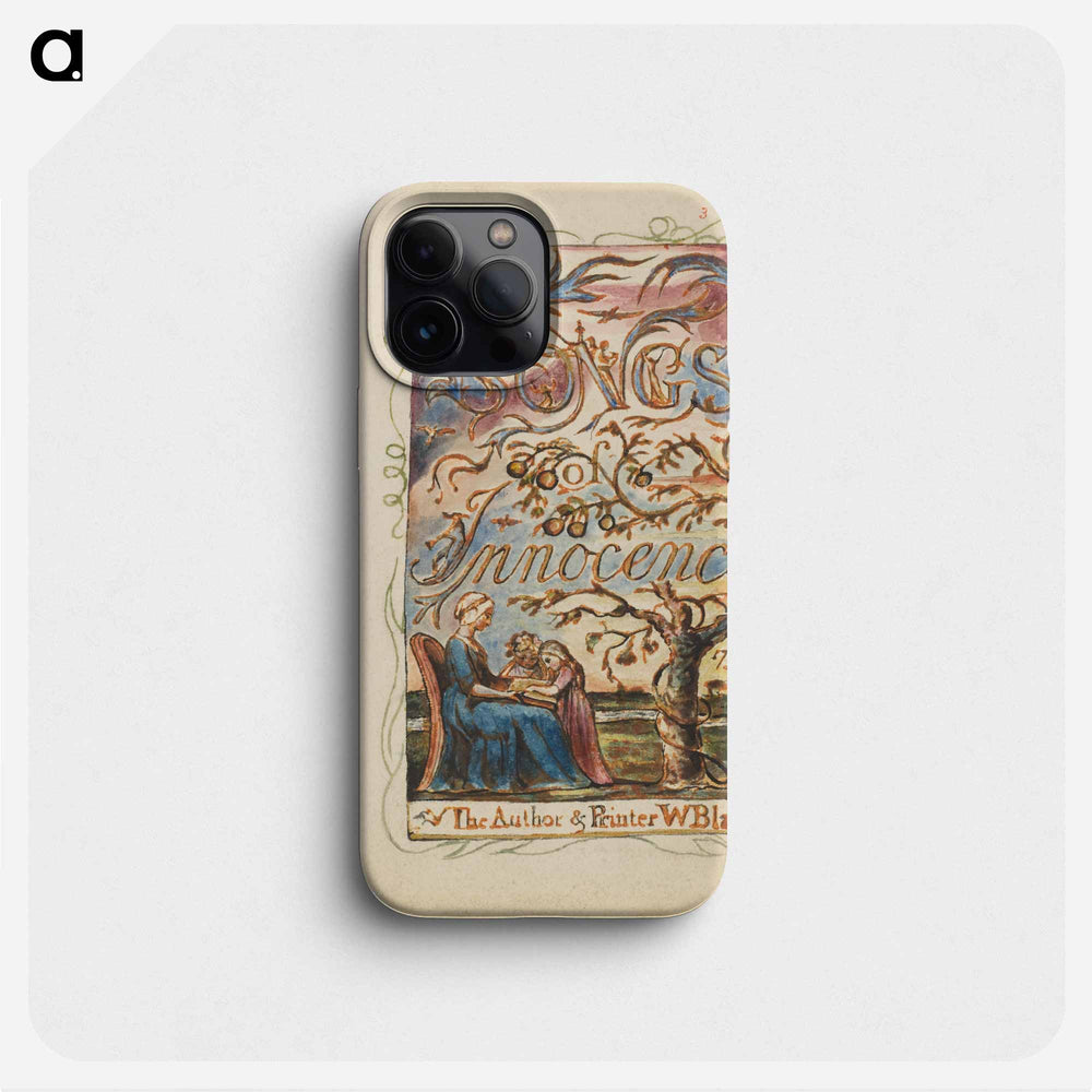 Songs of Innocence: Title Page - William Blake Phone Case.