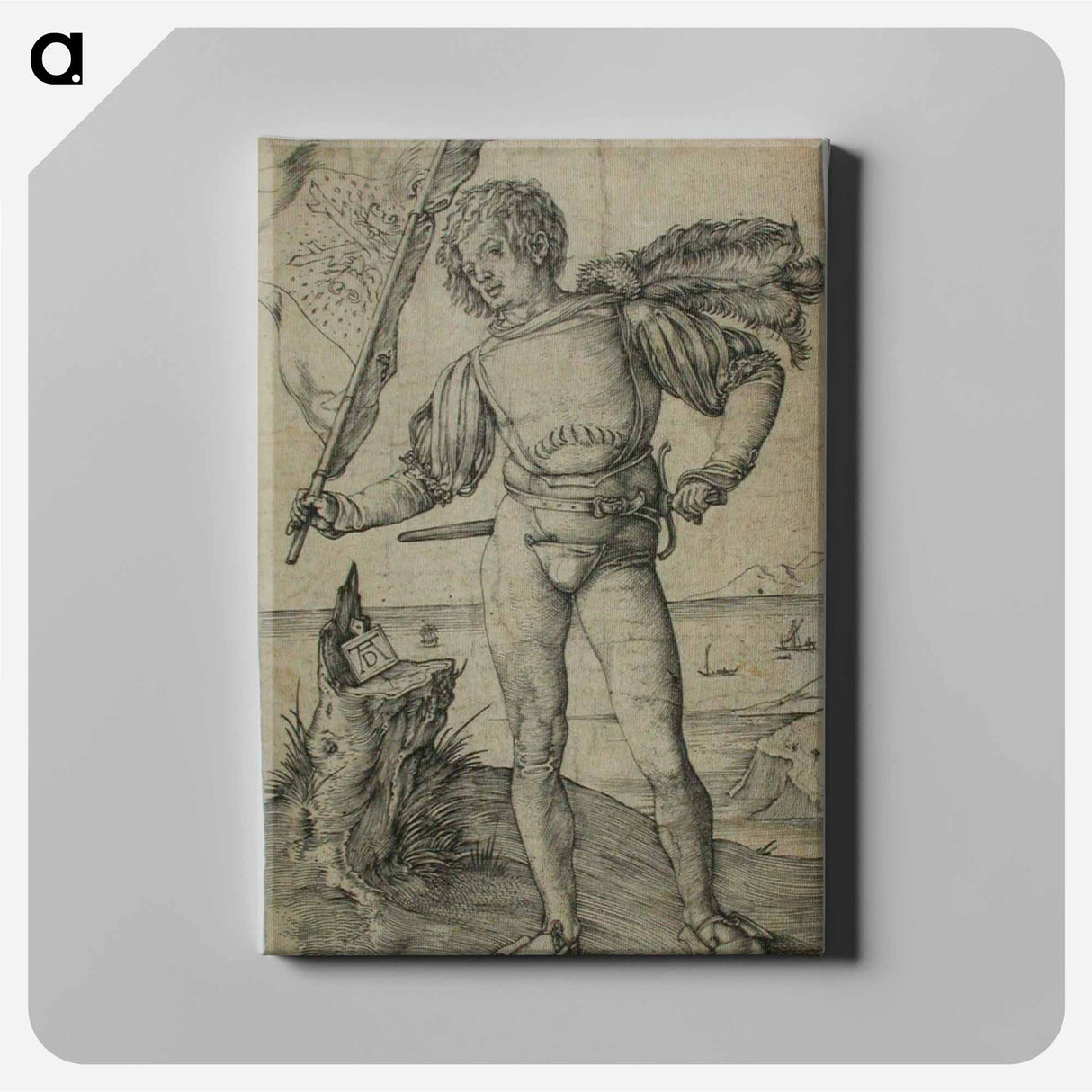 Standard-bearer - アルブレヒト デューラー Canvas.