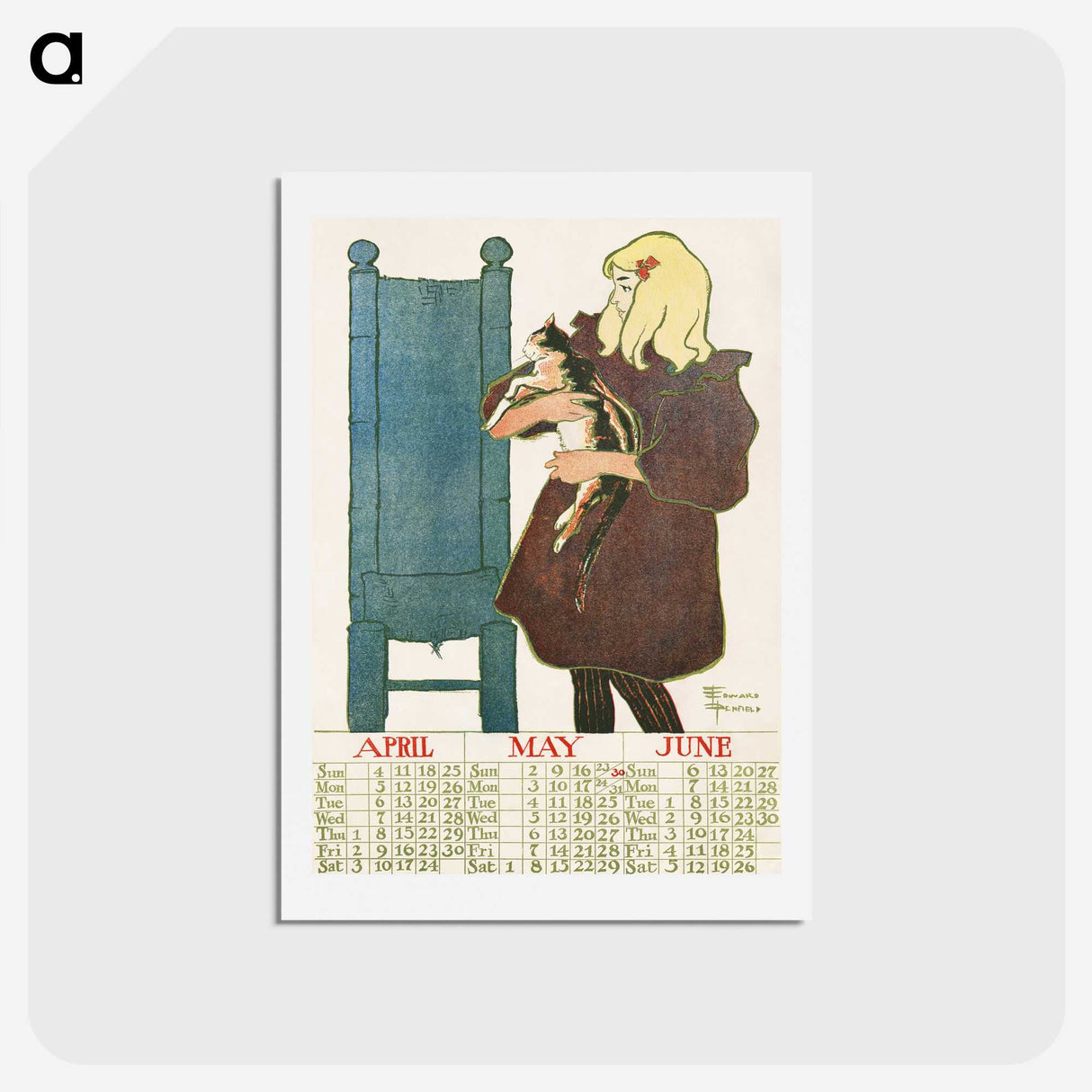 1-93_Edward-Penfield_hagaki