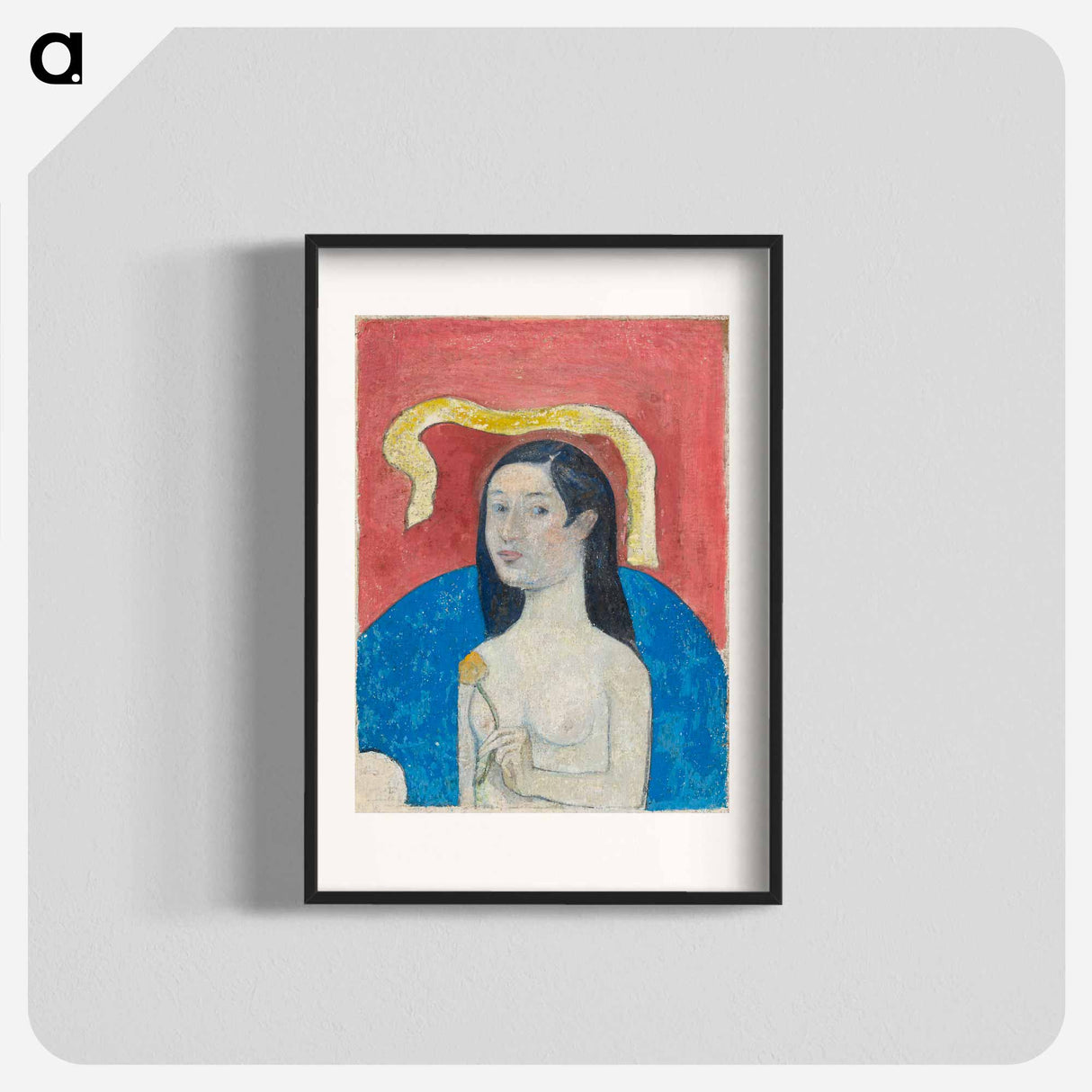 Portrait of the Artist's Mother - Paul Gauguin Poster.