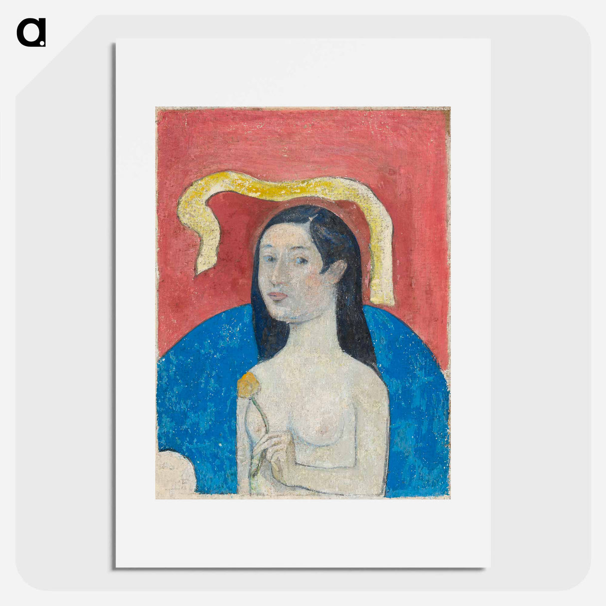 Portrait of the Artist's Mother - Paul Gauguin Poster.